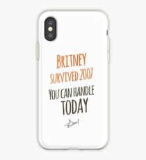 Britney Survived 2007 iPhone Case