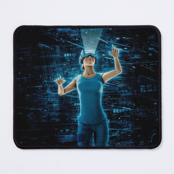 Item preview, Virtual Reality User Woman designed and sold by GrandeDuc.