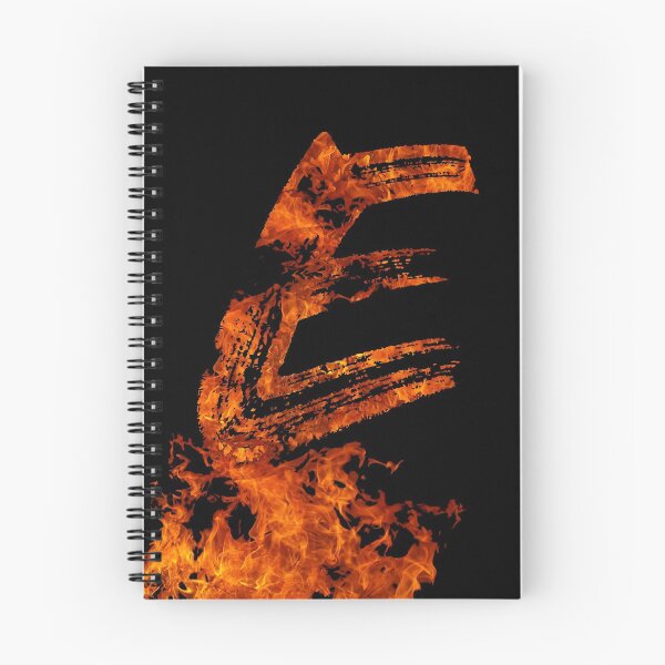 Item preview, Burning on Fire Letter E designed and sold by hatimelhag.