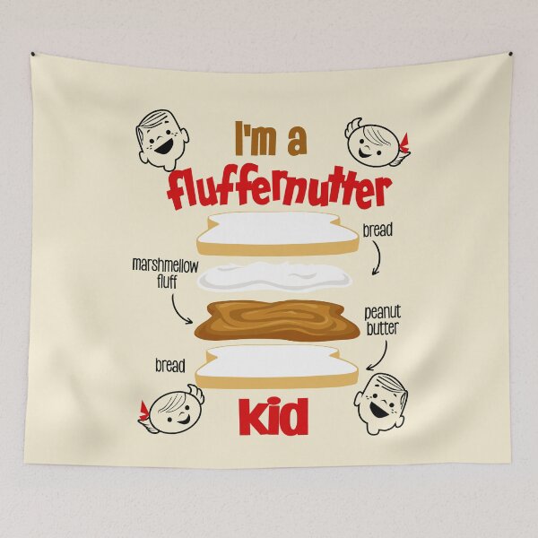 Item preview, I am a fluffernutter kid designed and sold by Wonderful world of whimsical Art of yesteryear and today .