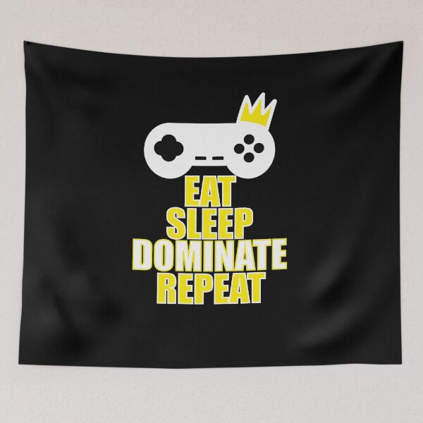 Item preview, Video Gamer Apparel - Eat Sleep Dominate Repeat designed and sold by bahicharafe.