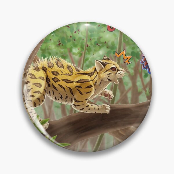 Item preview, Surprised Margay designed and sold by JeMiChi Art.