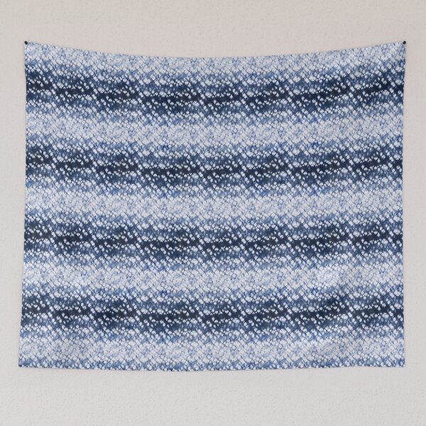 Artikelvorschau, Kleiner dunkelblauer Sommer Tie Dye Batik Wachs Tie Die Print entworfen und verkauft von paperandfrill.
