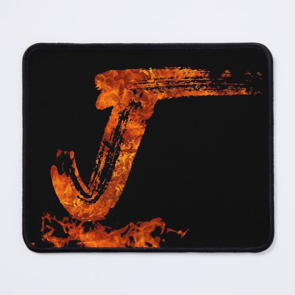 Item preview, Burning on Fire Letter J designed and sold by hatimelhag.