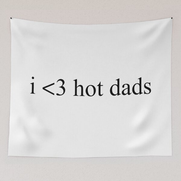 Item preview, i love hot dads Print designed and sold by gnomeapocalypse.