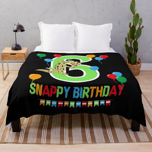 Item preview, Gecko 6th Birthday 6 Six Years Old Lizard Snappy Reptile Pet Lover Gift designed and sold by TheAplus.