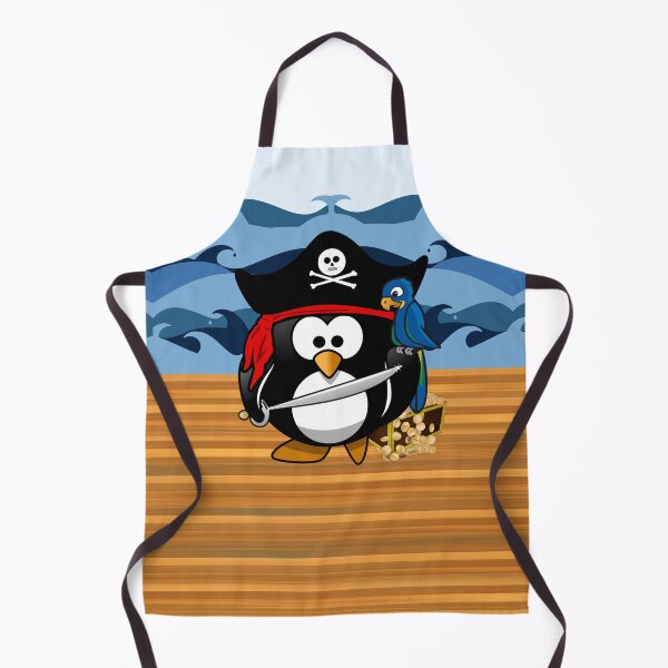 Item preview, Pirate Penguin with Treasure Chest designed and sold by Gravityx9.