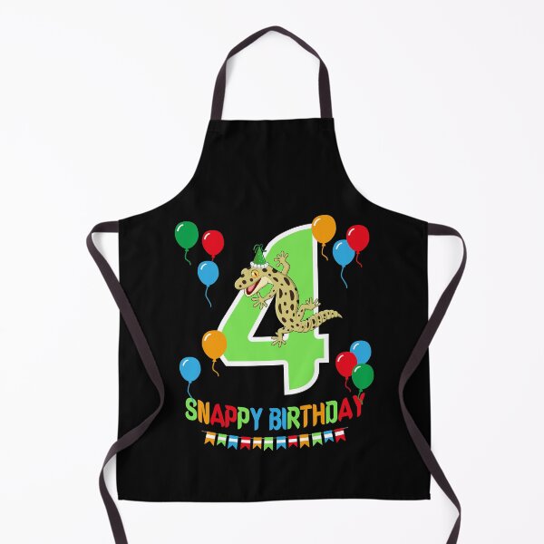 Item preview, Gecko 4th Birthday 4 Four Years Old Lizard Snappy Reptile Pet Lover Gift designed and sold by TheAplus.