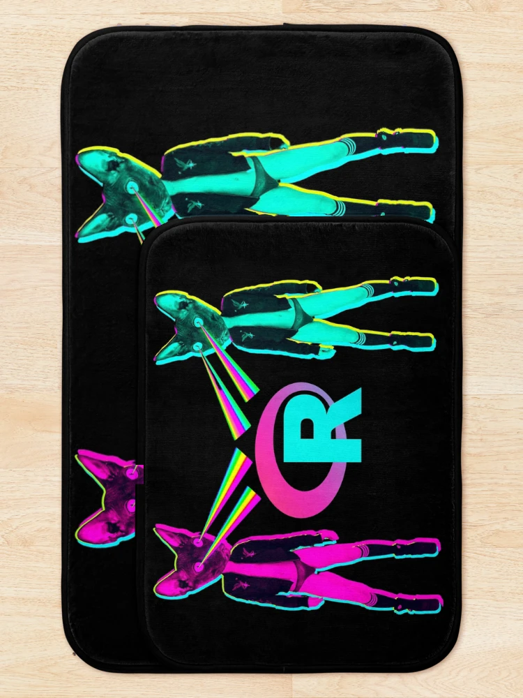 Thumbnail 5 of 6, Bath Mat, R programming language R logo designed and sold by Birdhead.
