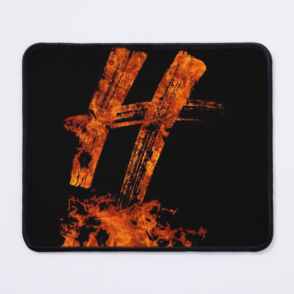 Item preview, Burning on Fire Letter H designed and sold by hatimelhag.