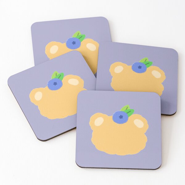 Item preview, Minimalist Cute Cartoon Bear With Blueberry designed and sold by ViolettLight.