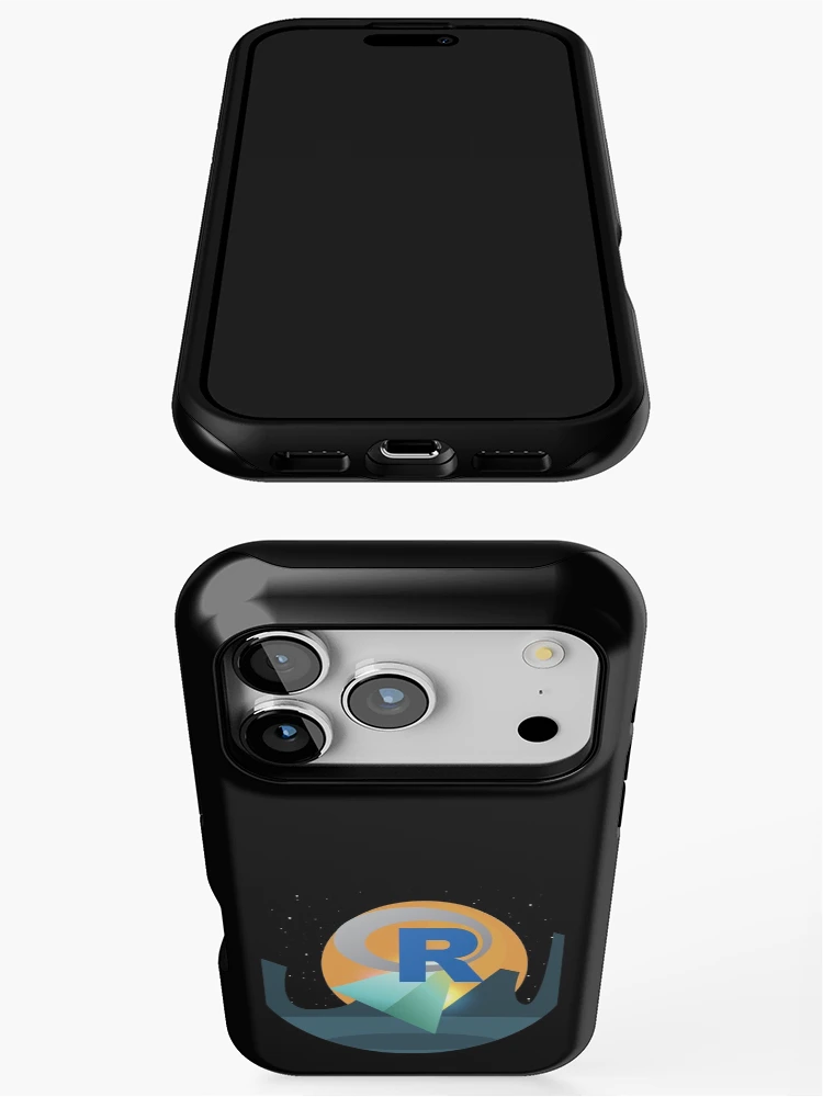 Thumbnail 3 of 4, iPhone Case, R programming language R logo designed and sold by Birdhead.