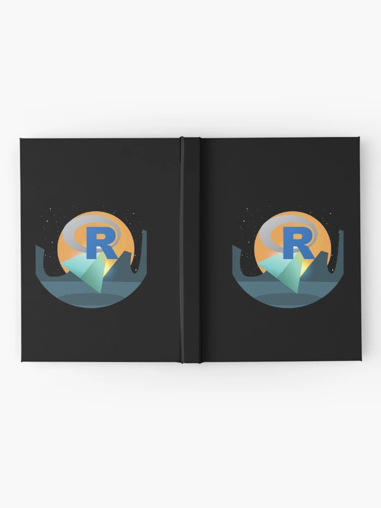 Thumbnail 2 of 3, Journal, R programming language R logo designed and sold by Birdhead.
