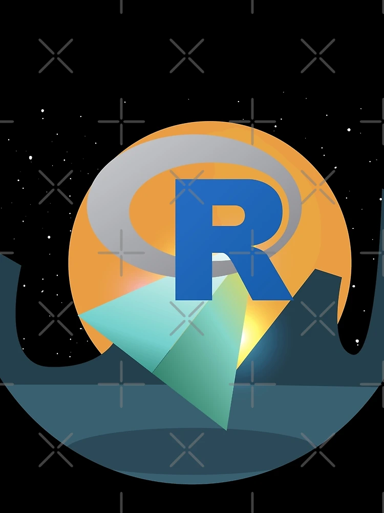 Thumbnail 3 von 3, Tuch, Programmiersprache R R-Logo designt und verkauft von Birdhead.