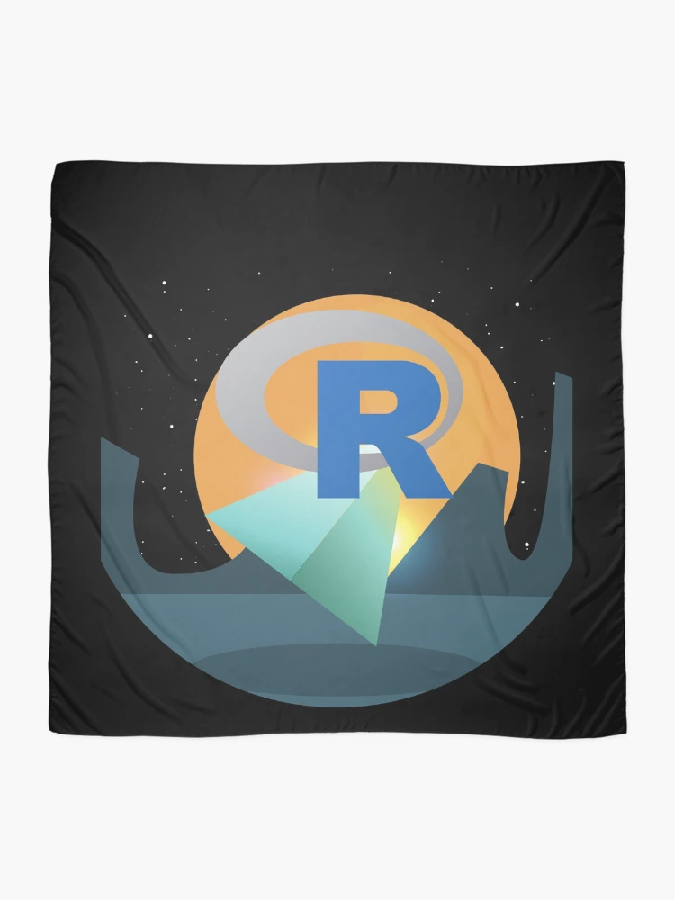 Thumbnail 2 von 3, Tuch, Programmiersprache R R-Logo designt und verkauft von Birdhead.