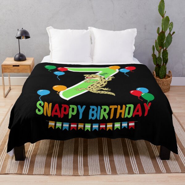 Item preview, Gecko 7th Birthday 7 Seven Years Old Lizard Snappy Reptile Pet Lover Gift designed and sold by TheAplus.