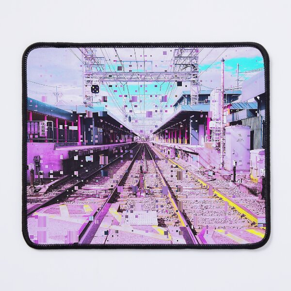 Item preview, Japanese Railway Vaporwave Glitch Art Japan designed and sold by glitchhub.