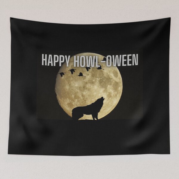 Item preview, Happy Howl-oween, Halloween Wolf designed and sold by DylanJones1.