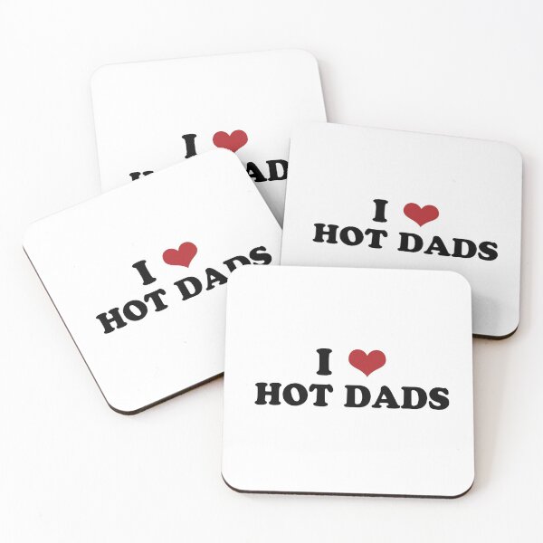 Item preview, i heart hot dads Print designed and sold by gnomeapocalypse.
