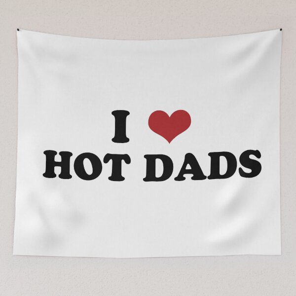 Item preview, i heart hot dads Print designed and sold by gnomeapocalypse.