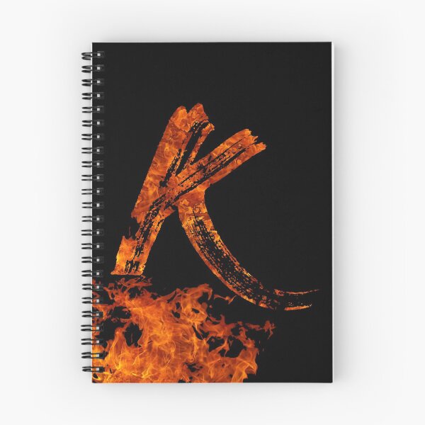 Item preview, Burning on Fire Letter K designed and sold by hatimelhag.