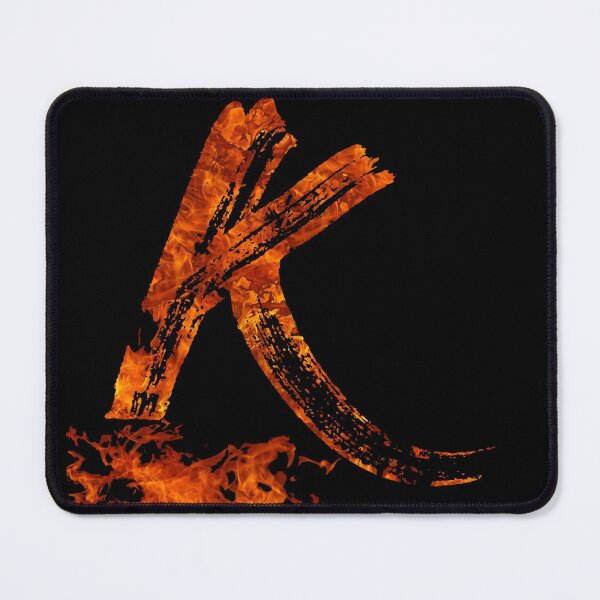Item preview, Burning on Fire Letter K designed and sold by hatimelhag.