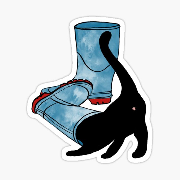 Item preview,  Cat Butt & The Smelly Wellingtons - Curious Cat Series designed and sold by RosalieReeves.