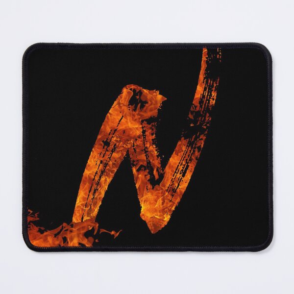 Item preview, Burning on Fire Letter N designed and sold by hatimelhag.