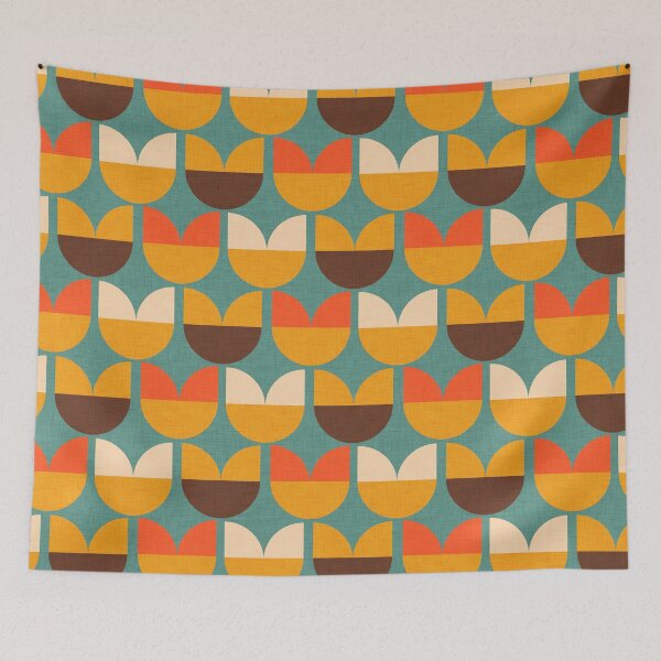 Item preview, Modern Tulip Teal designed and sold by susycosta.