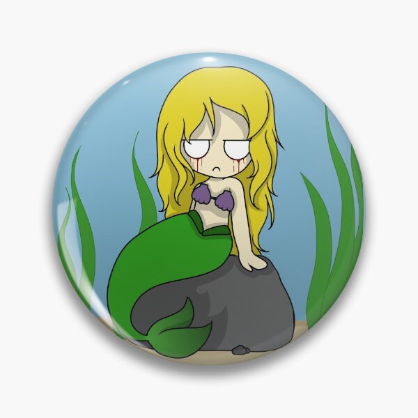 Item preview, not really happy mermaid designed and sold by EveryCuteThings.
