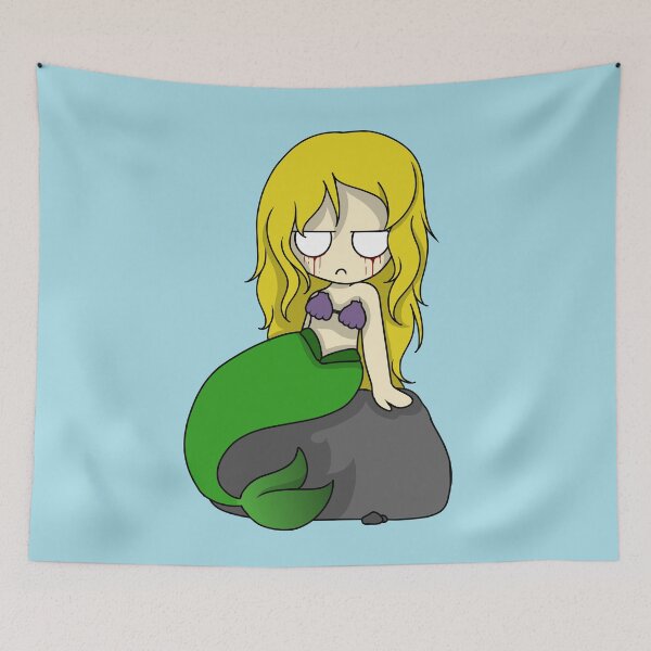 Item preview, not really happy mermaid designed and sold by EveryCuteThings.