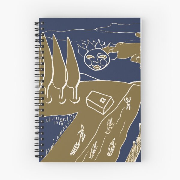 Item preview, Sled Hill on Piliscsev at Winter - Night Version "Paper Drawings/Painting" designed and sold by Istvan Ocztos.