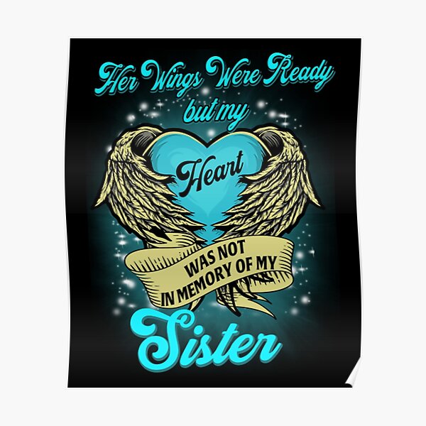Sister In Heaven Posters For Sale | Redbubble