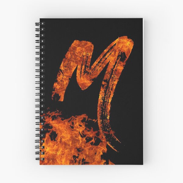 Item preview, Burning on Fire Letter M designed and sold by hatimelhag.