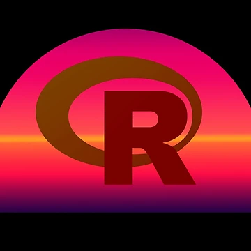 Artwork thumbnail, R programming language R logo by Birdhead