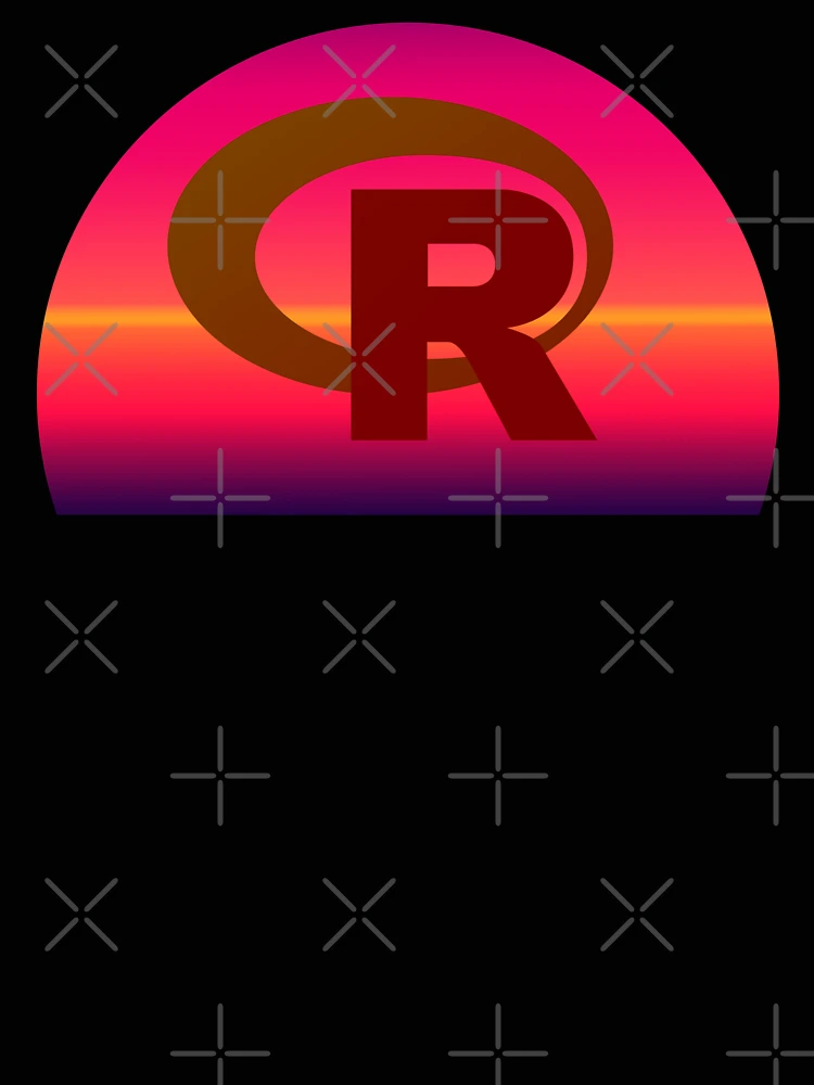 Thumbnail 4 von 4, Locker geschnittenes T-Shirt, Programmiersprache R R-Logo designt und verkauft von Birdhead.