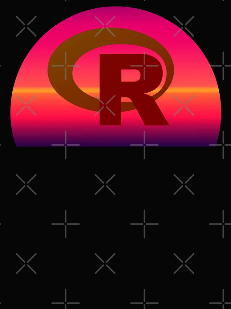 Thumbnail 4 von 4, Boxy T-Shirt, Programmiersprache R R-Logo designt und verkauft von Birdhead.