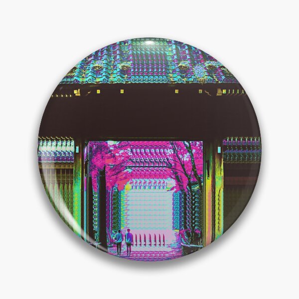 Item preview, Traditional Japanese Archway Vaporwave Glitch Art 02 Japan designed and sold by glitchhub.