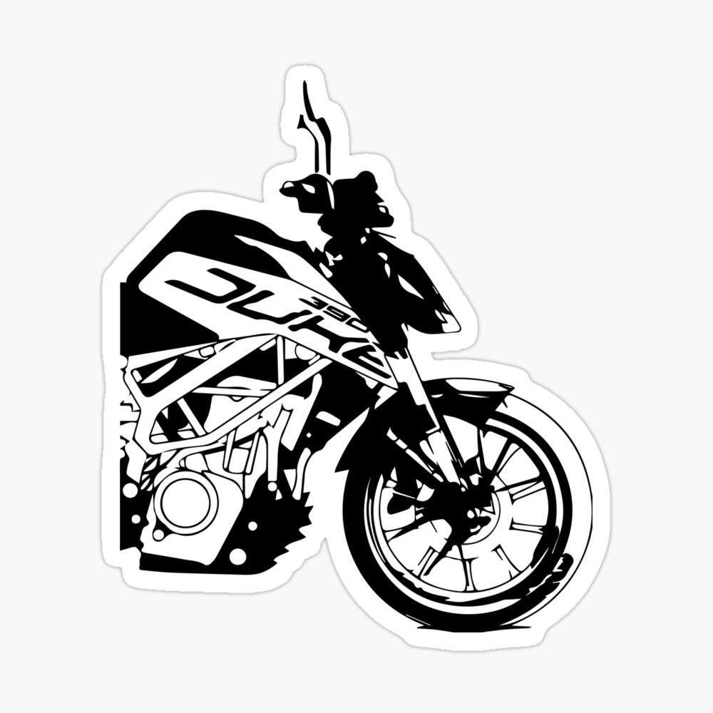 Motor Bike Vector Graphic by Click to Buy · Creative Fabrica
