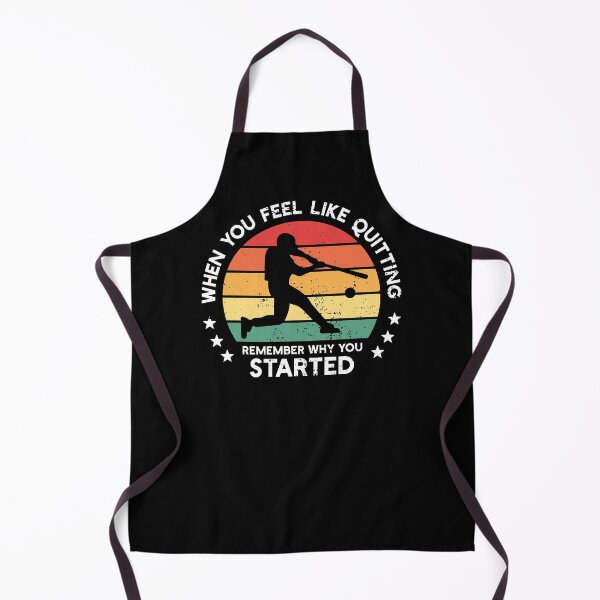 Item preview, Retro Baseball Player, Motivational Quotes | When You Feel Like Quitting designed and sold by GPODdesign.
