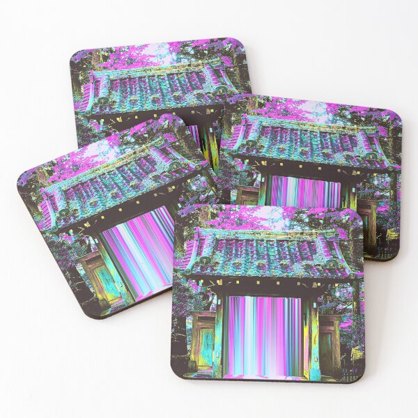 Item preview, Japanese Traditional Archway Vaporwave Glitch Art 01 Japan designed and sold by glitchhub.