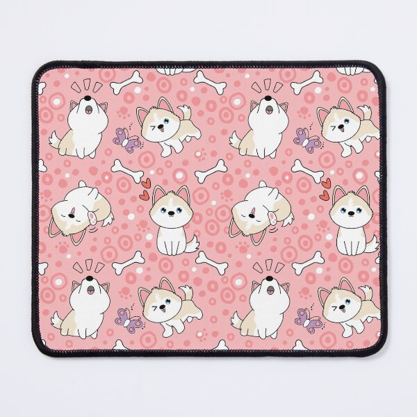 Item preview, Cute Siberian Husky Pomsky - White Cream designed and sold by Lulupainting.