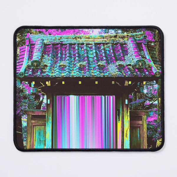 Item preview, Japanese Traditional Archway Vaporwave Glitch Art 01 Japan designed and sold by glitchhub.