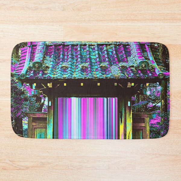 Item preview, Japanese Traditional Archway Vaporwave Glitch Art 01 Japan designed and sold by glitchhub.