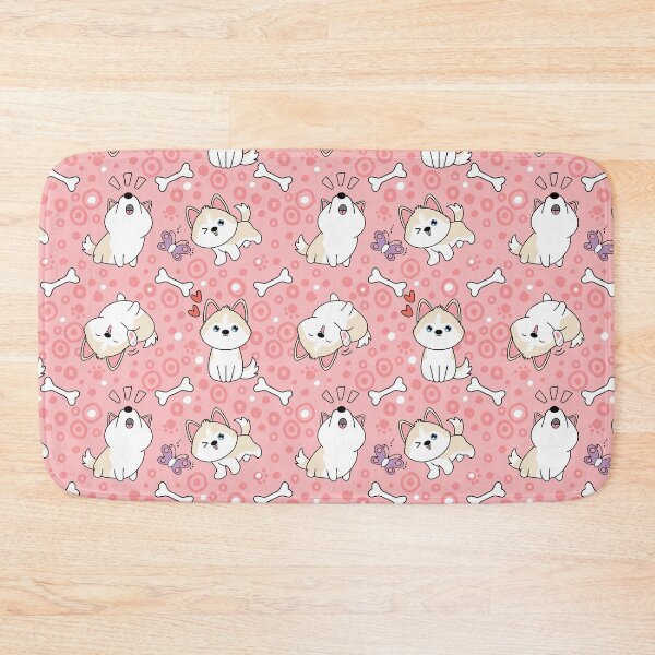 Item preview, Cute Siberian Husky Pomsky - White Cream designed and sold by Lulupainting.