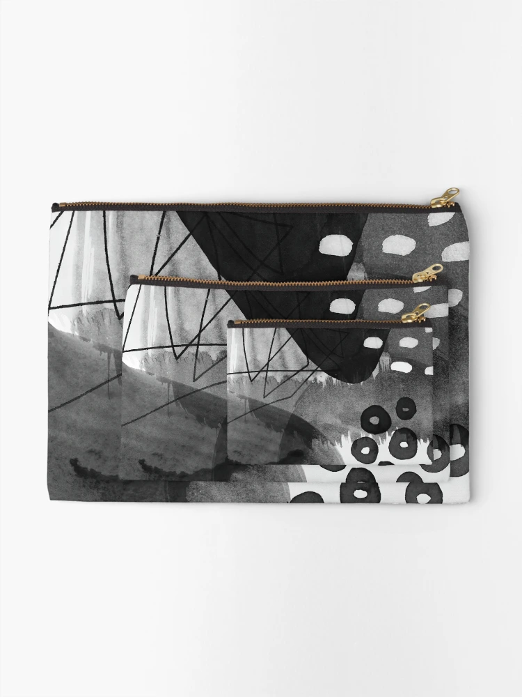 Thumbnail 2 of 4, Zipper Pouch, Abstract Sharp Pattern designed and sold by PattenMonster.