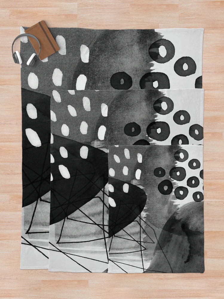 Thumbnail 5 of 6, Throw Blanket, Abstract Sharp Pattern designed and sold by PattenMonster.