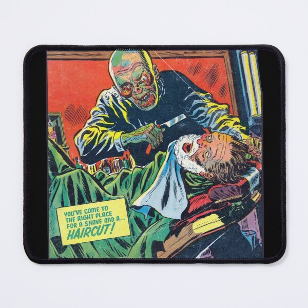 Item preview, Vintage Barbershop Shave Haircut Retro Horror Poster Halloween Gift designed and sold by TheAplus.