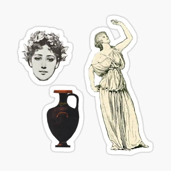 Ancient greece Sticker for Sale by iphigeneis