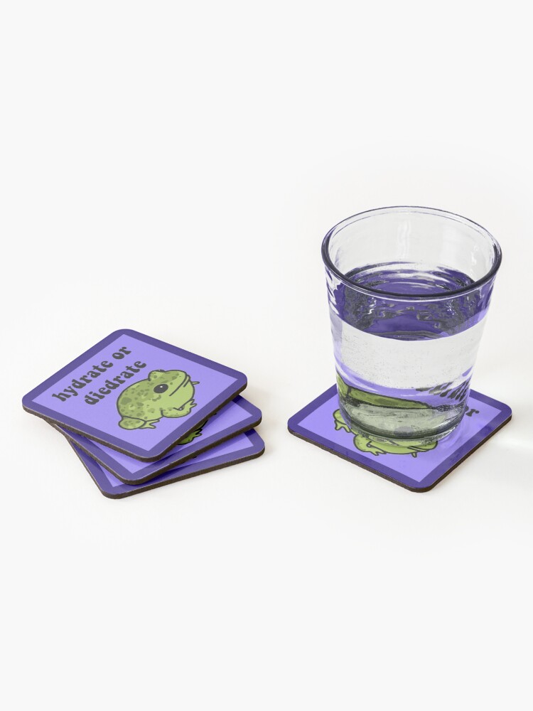 Alternate view of Hydrate Or Diedrate Frog Coasters (Set of 4)